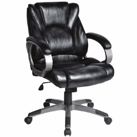 Кресло офисное BRABIX &quot;Eldorado EX-504&quot;, экокожа, черное, 530874 Черный
