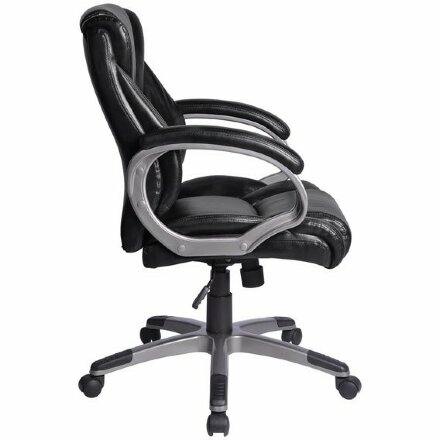 Кресло офисное BRABIX &quot;Eldorado EX-504&quot;, экокожа, черное, 530874 Черный