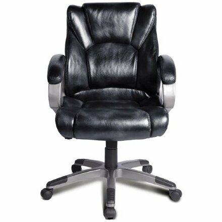 Кресло офисное BRABIX &quot;Eldorado EX-504&quot;, экокожа, черное, 530874 Черный