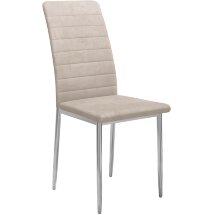 Стул DikLine ТЕКС каркас хром/ B03 BEIGE