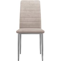 Стул DikLine ТЕКС каркас хром/ B03 BEIGE