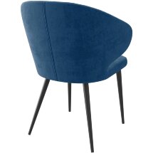 Стул DikLine 355PRO B8 BLUE, ножки черные