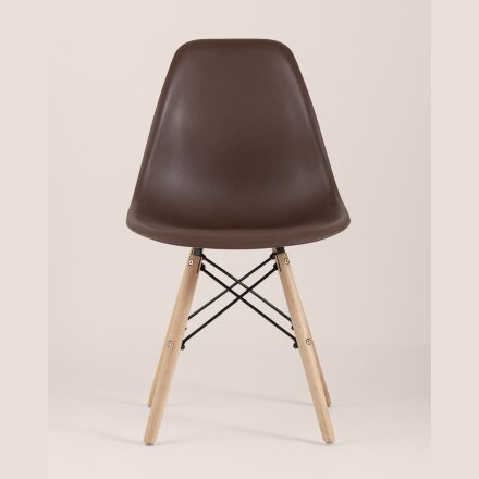 Стул Eames Style DSW коричневый 