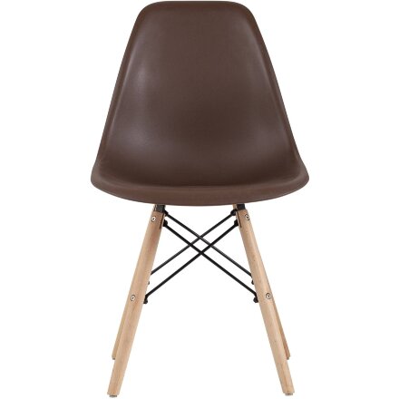 Стул Eames Style DSW коричневый 