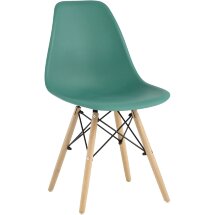 Стул Eames Style DSW серо-зеленый (разборный каркас)