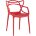 Стул пластиковый Stool Group Masters (Мастерс) красный с декорированной спинкой ножки пластик 