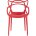 Стул пластиковый Stool Group Masters (Мастерс) красный с декорированной спинкой ножки пластик 