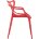 Стул пластиковый Stool Group Masters (Мастерс) красный с декорированной спинкой ножки пластик 