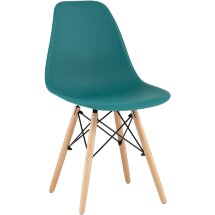 Стул Eames Style DSW темно-бирюзовый (разборный каркас)