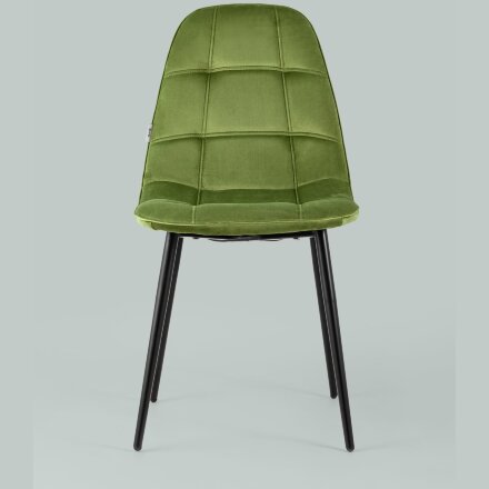 Стул Stool Group Тейлор обивка велюр травяной ножки металл черные 