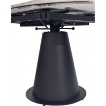 Керамический стол Teramo 135 gloss grand jade solid ceramic / черный