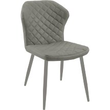 Стул DikLine 239М кож/зам GREY, ножки GREY