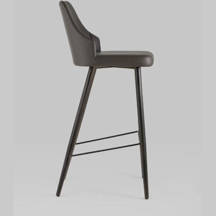 Стул барный Stool Group Коналл экокожа таупе металлические ножки 