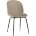 Стул пластиковый Stool Group Beetle бежевый ножки металл черный 
