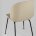 Стул пластиковый Stool Group Beetle бежевый ножки металл черный 
