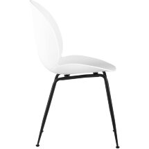 Стул пластиковый Stool Group Beetle белый ножки металл черный