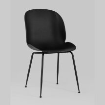 Стул пластиковый Stool Group Beetle черный ножки металл черный