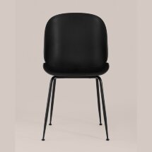 Стул пластиковый Stool Group Beetle черный ножки металл черный