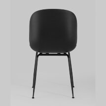 Стул пластиковый Stool Group Beetle черный ножки металл черный