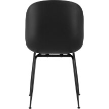 Стул пластиковый Stool Group Beetle черный ножки металл черный