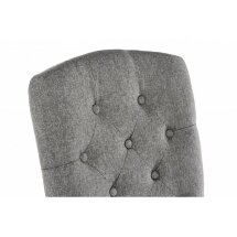 Стул деревянный Menson white / fabric pebble