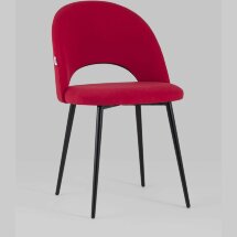 Стул Stool Group Ларго зеленый обивка велюр матовый ножки из металла цвет черный