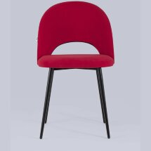Стул Stool Group Ларго зеленый обивка велюр матовый ножки из металла цвет черный