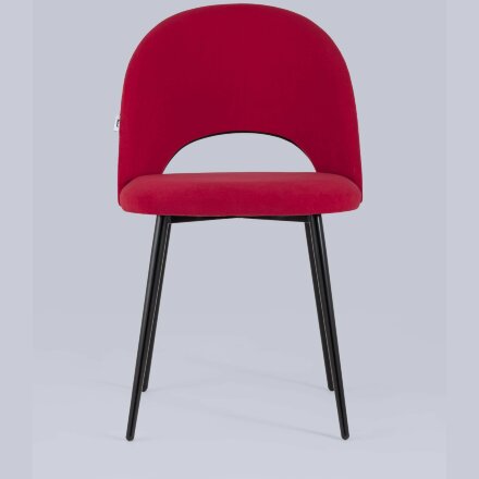 Стул Stool Group Ларго зеленый обивка велюр матовый ножки из металла цвет черный 