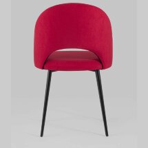Стул Stool Group Ларго зеленый обивка велюр матовый ножки из металла цвет черный