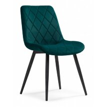 Стул на металлокаркасе Fox black / green