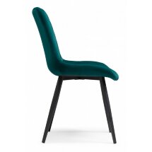 Стул на металлокаркасе Fox black / green