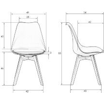 Стул Jerry Soft LMZL-PP635 черный