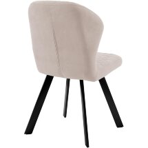 Стул DikLine 339 поворотный B22 GREY, ножки белые