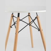 Стол Eames DSW D80, столешница МДФ, ножки массив бука