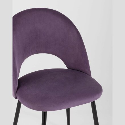 Стул Stool Group Софи велюр фиолетовый 