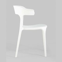 Стул пластиковый Stool Group Neo белый с подлокотниками