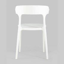 Стул пластиковый Stool Group Neo белый с подлокотниками