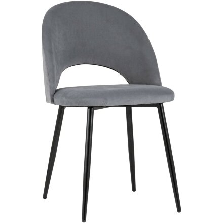 Стул Stool Group Софи велюр серый 