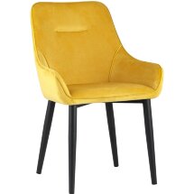Стул Stool Group Диана оранжевый обивка мебельный велюр ножки металл
