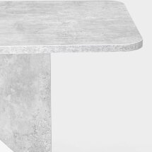 Стол Stool Group Accent раскладной 110-145*69 см бетон/белый