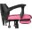 Компьютерное кресло Brun pink / black 