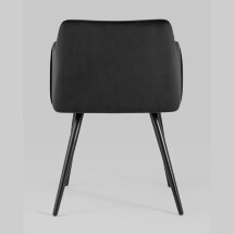 Стул Stool Group Монарх черный обивка плотная ткань, металлические ножки