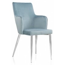 Стул на металлокаркасе на металлокаркасе Benza blue