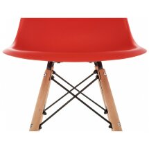 Пластиковый стул Eames PC-015 красный