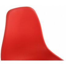 Пластиковый стул Eames PC-015 красный