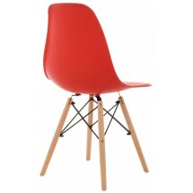 Пластиковый стул Eames PC-015 красный