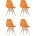 Стул Eames Style DSW оранжевый x4 