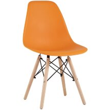 Стул Eames Style DSW оранжевый x4