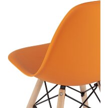 Стул Eames Style DSW оранжевый x4