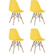Стул Eames Style DSW желтый x4